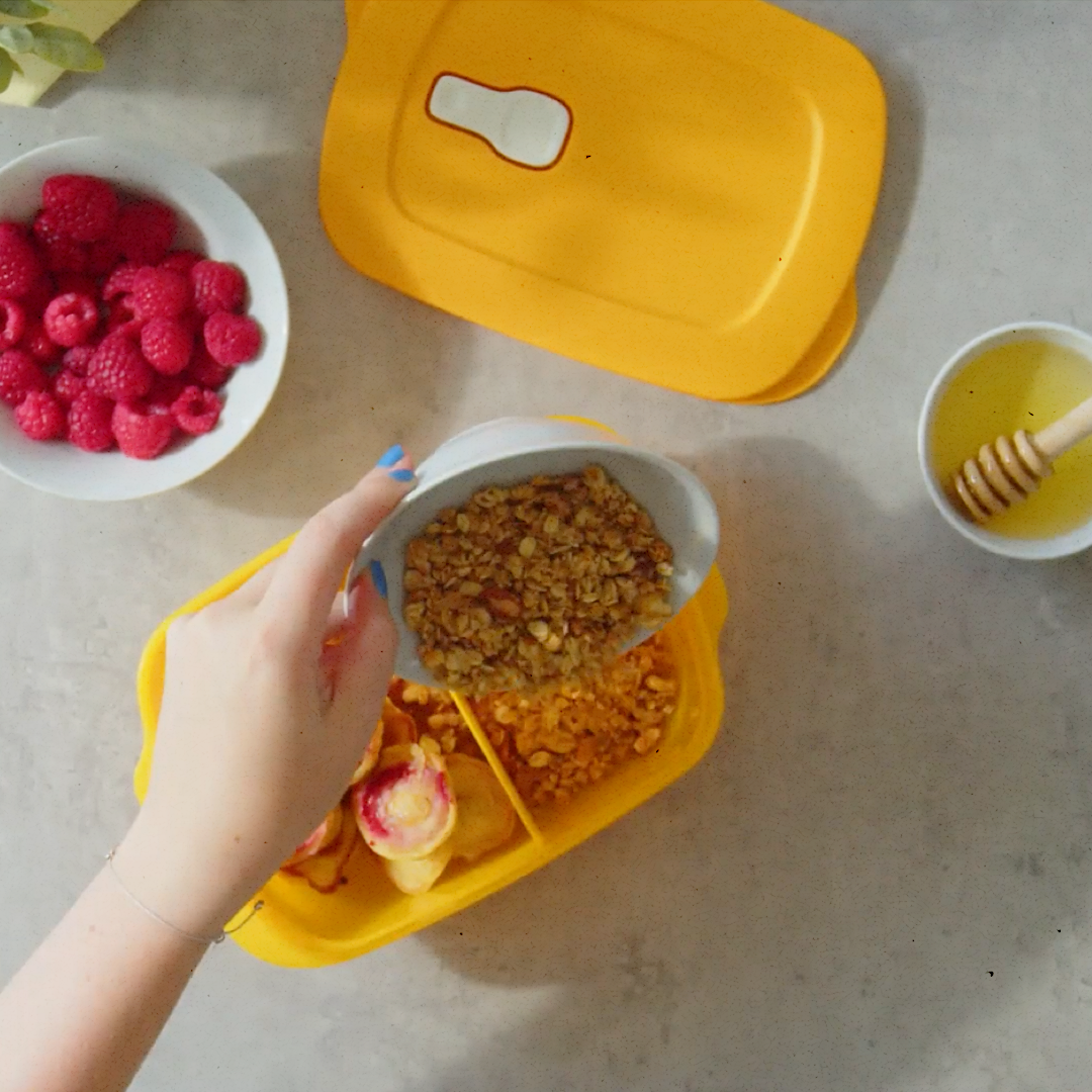 Microwave Divided Container 1L