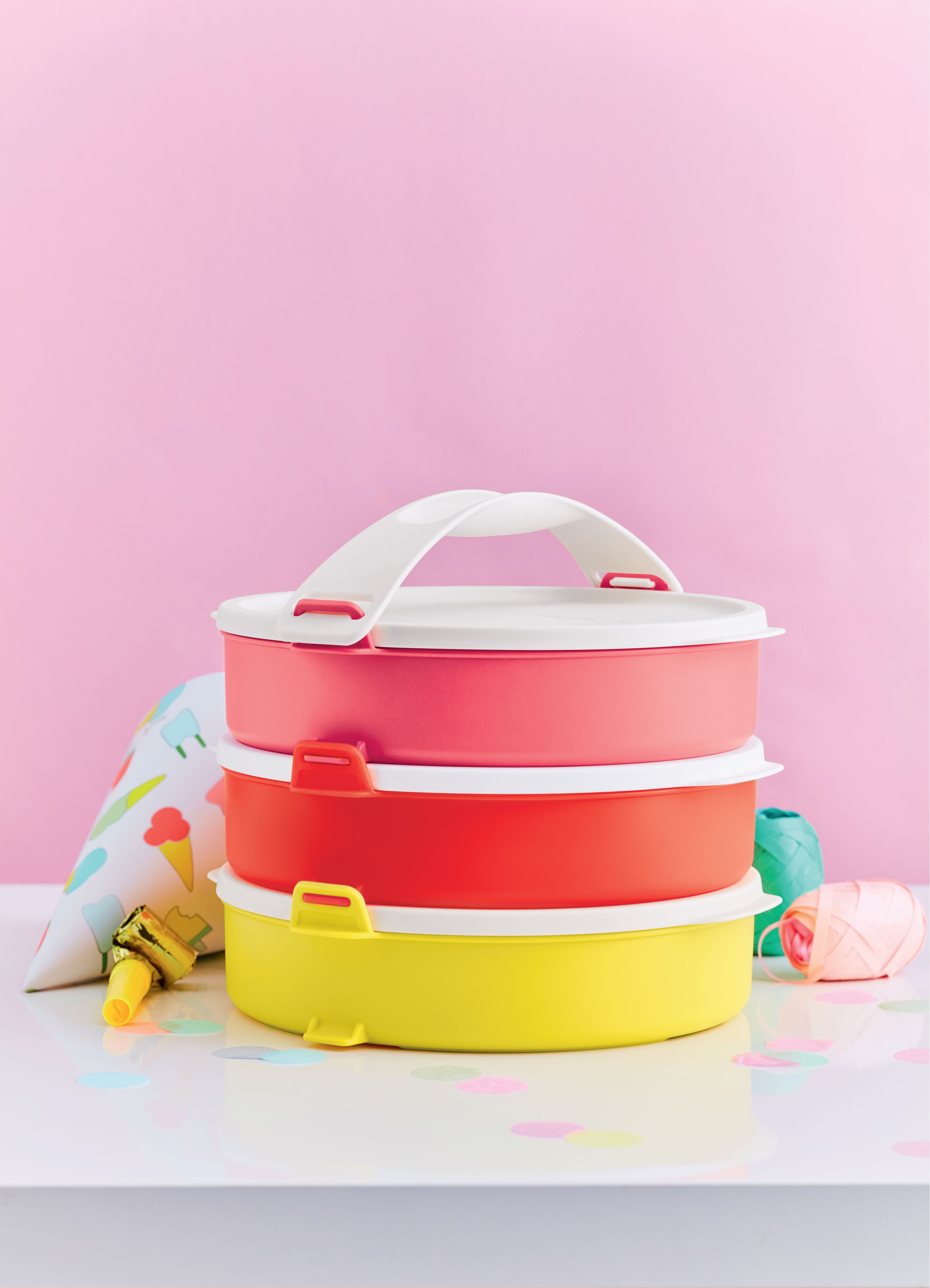 Click to Go 3 containers + handle
