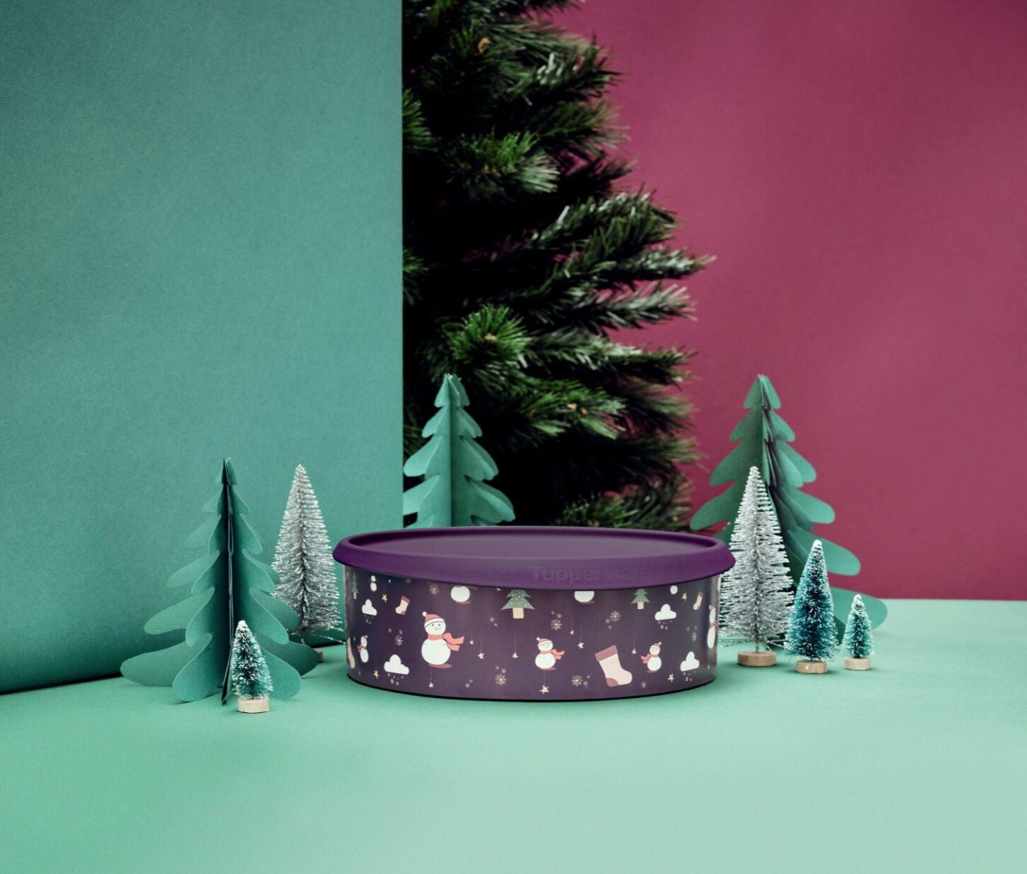 Xmas Cookie Canister 2.4L