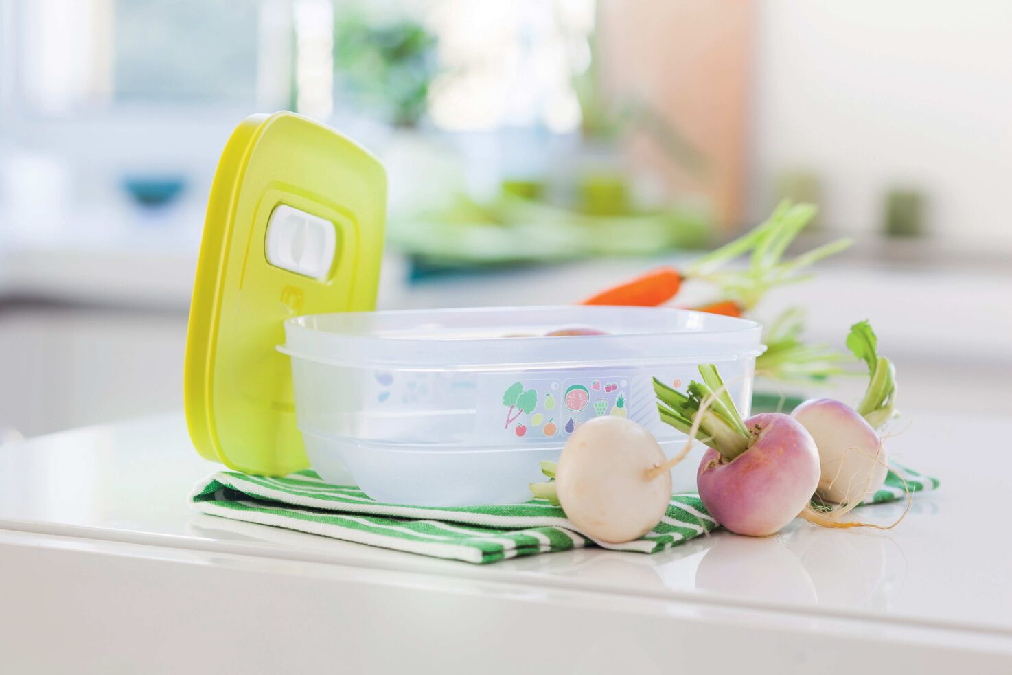 Set of Veggie Keeper 800ml + 6.1 L (2)