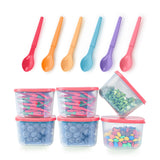 Snacks Containers with Spoons (12PCS)