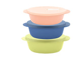 Microwave Bowls 600ml  (3Pcs)