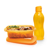 Microwave Lunch Box  1L + Bottle 750 Ml