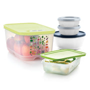 Set of Bowls 1.4L+300ml(2)+ Veggie Keeper 4.4L + Freezer 1L