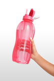 Pink Bottle 2L with Straw