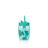 Jar 550 ml with Straw Cover